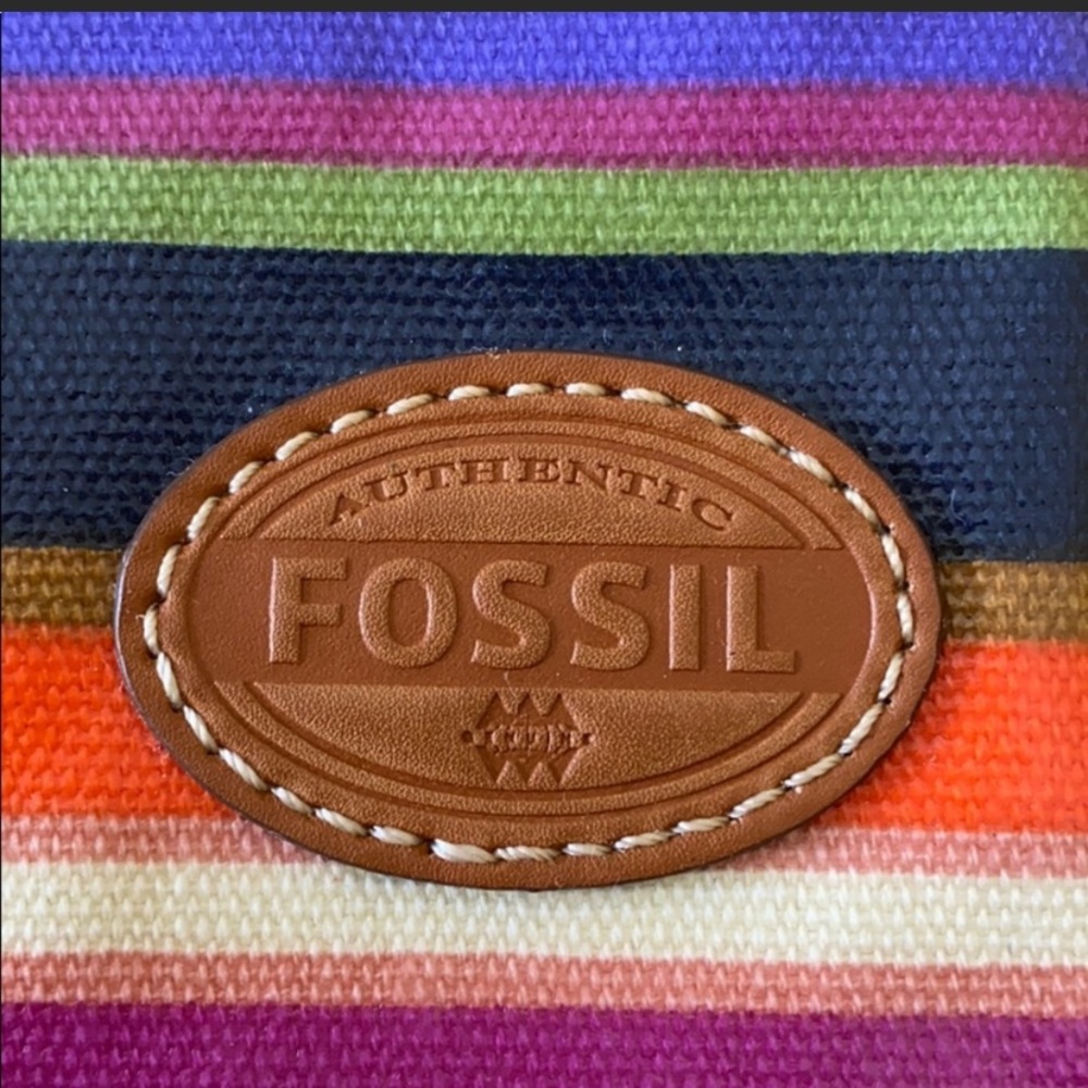 Fossil Multi-Color Striped ‘Keyper Wristlet’ - image 3